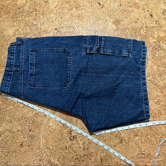 Wrangler Men’s Cargo Denim Jeans Shorts Sz 40 - Picture 11 of 13